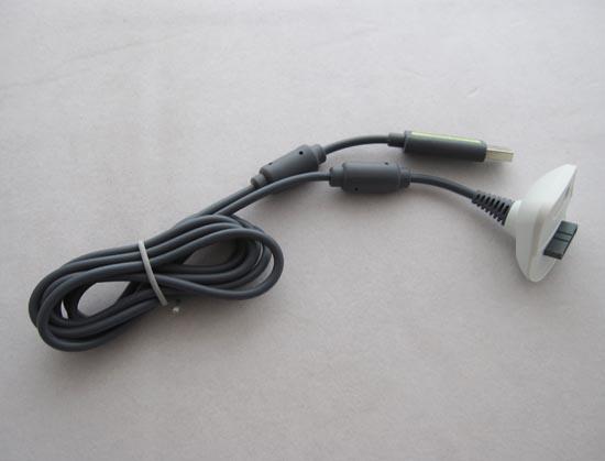 1.8m USB Play & Charge Cable for Xbox 360 Wireless Controller - White