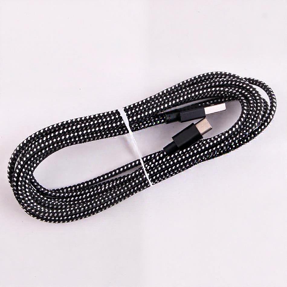 10ft Braided USB Type-C 3.0 Data and Charging Cable 2.4A