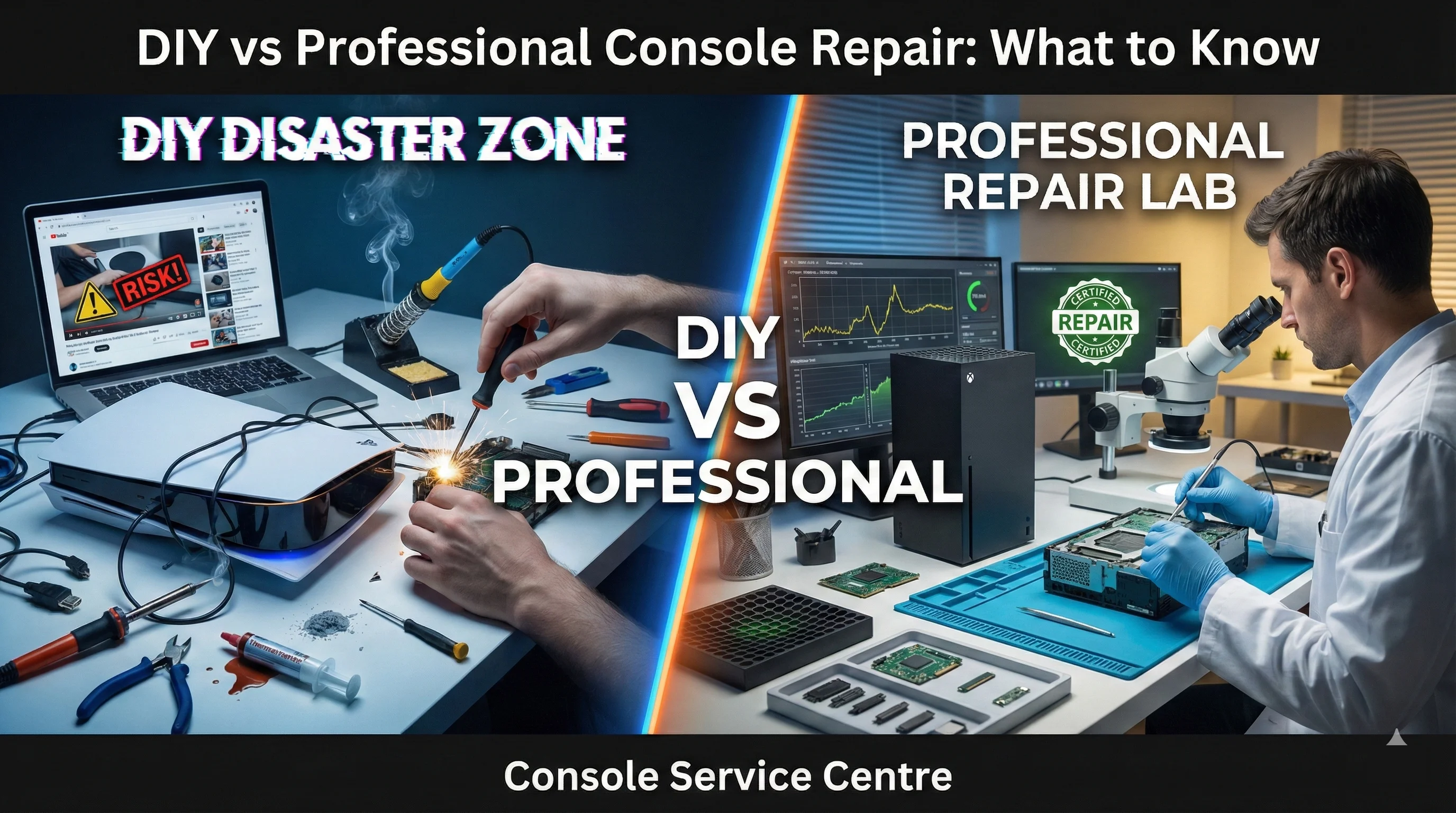 DIY vs Professional Console Repair Guide | Console Service Centre